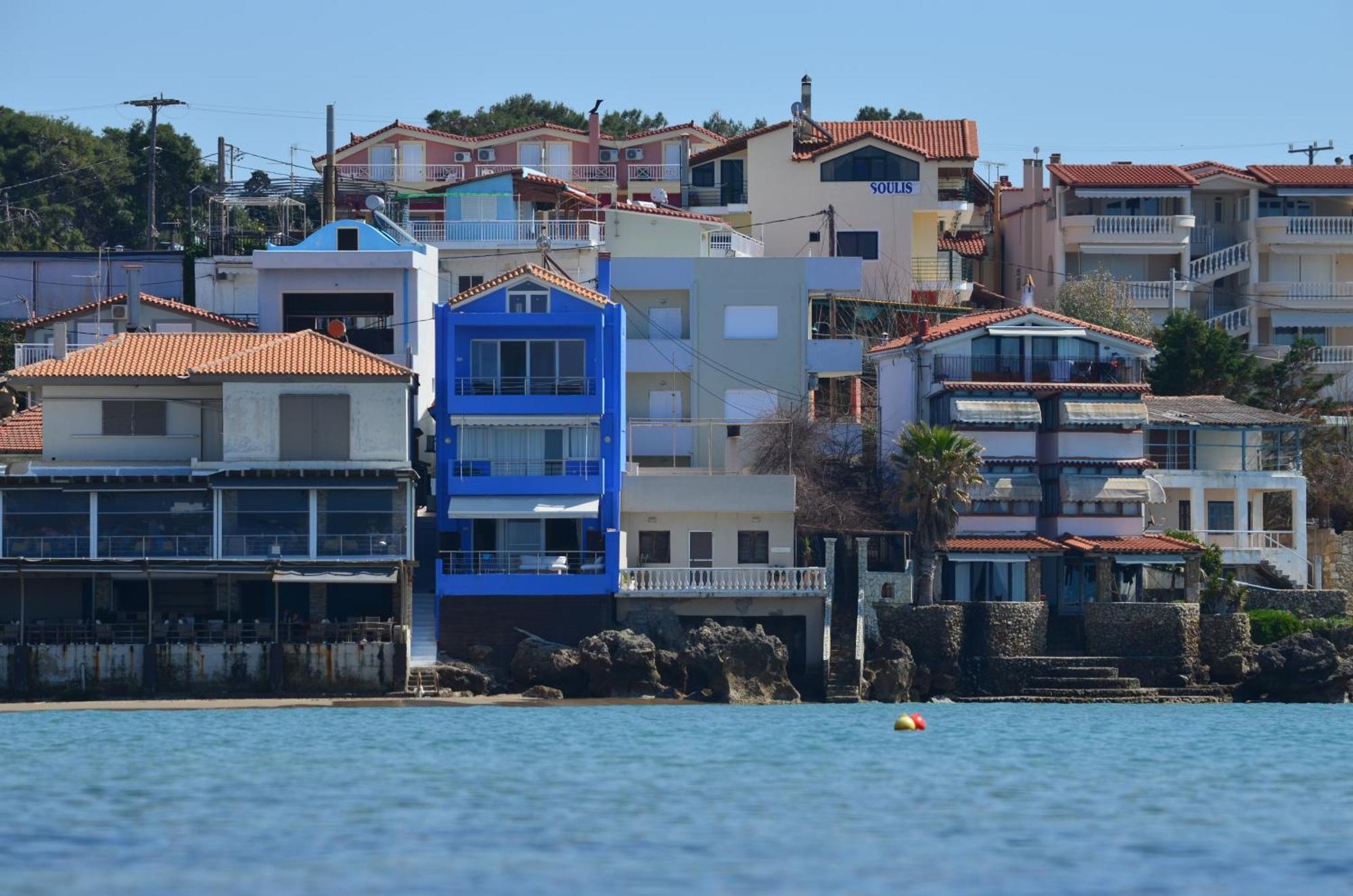 La Casa Azul Villa Arkoudi Buitenkant foto